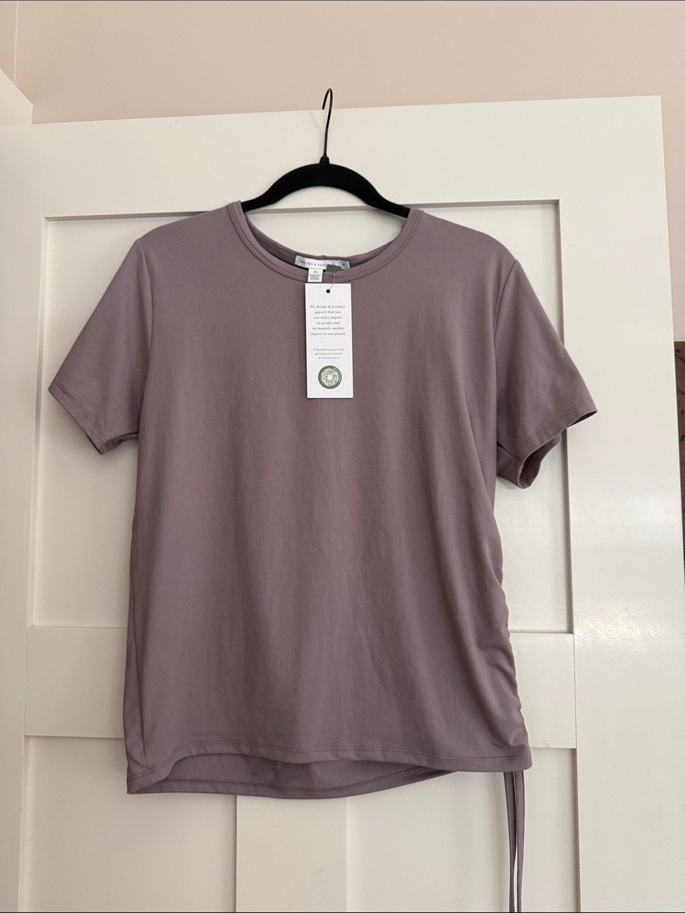 Threads 4 Thought NWT Women’s Short Sleeve Tee in Dusty Purple